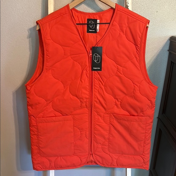 Original Use Other - NWT Target Original Use Size M Orange Quilted Vest